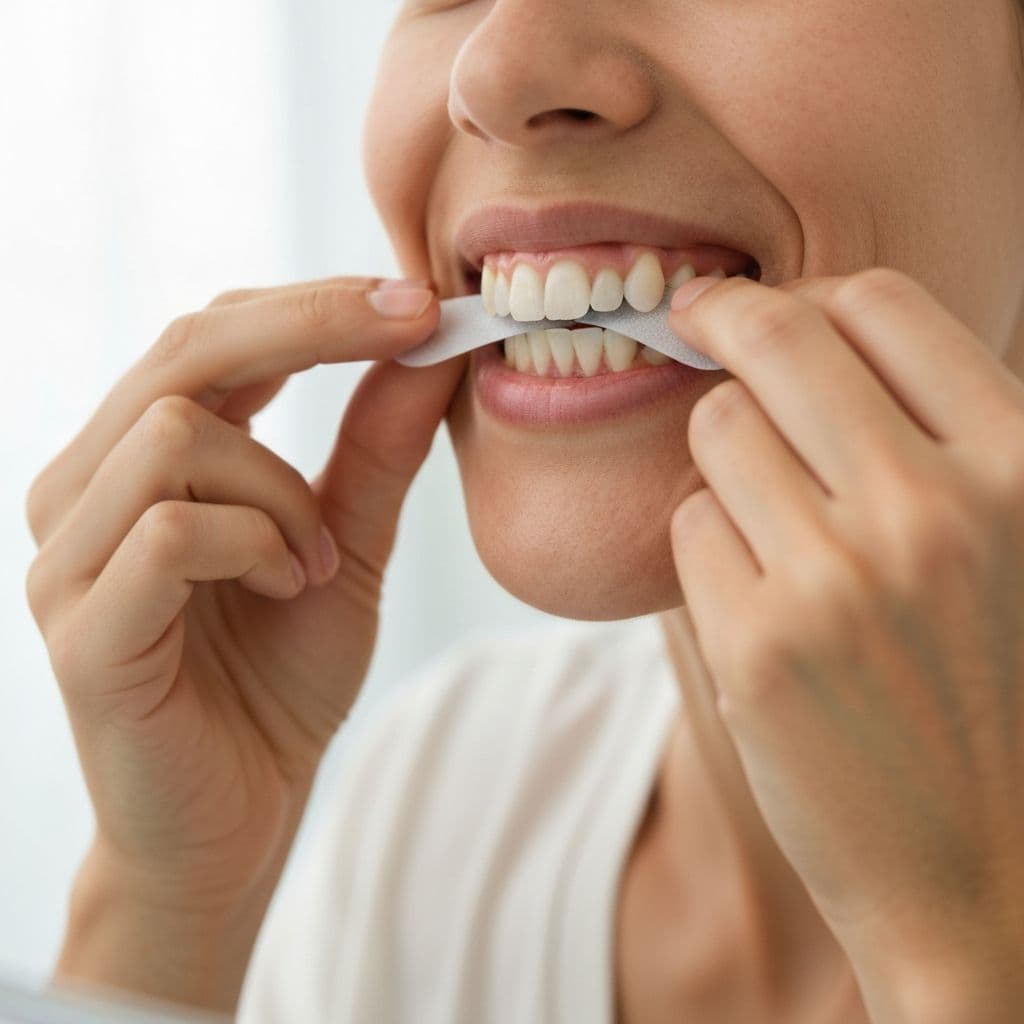 Como usar as tiras clareadoras HiSmile V34